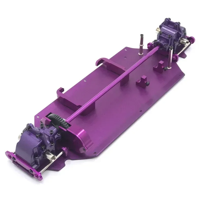 Wltoys 124007 124016 124017 124018 124019 conjunto de eje de transmisión central engranaje de reducción 27T engranaje de Motor 1/12 piezas de mejora de coche RC