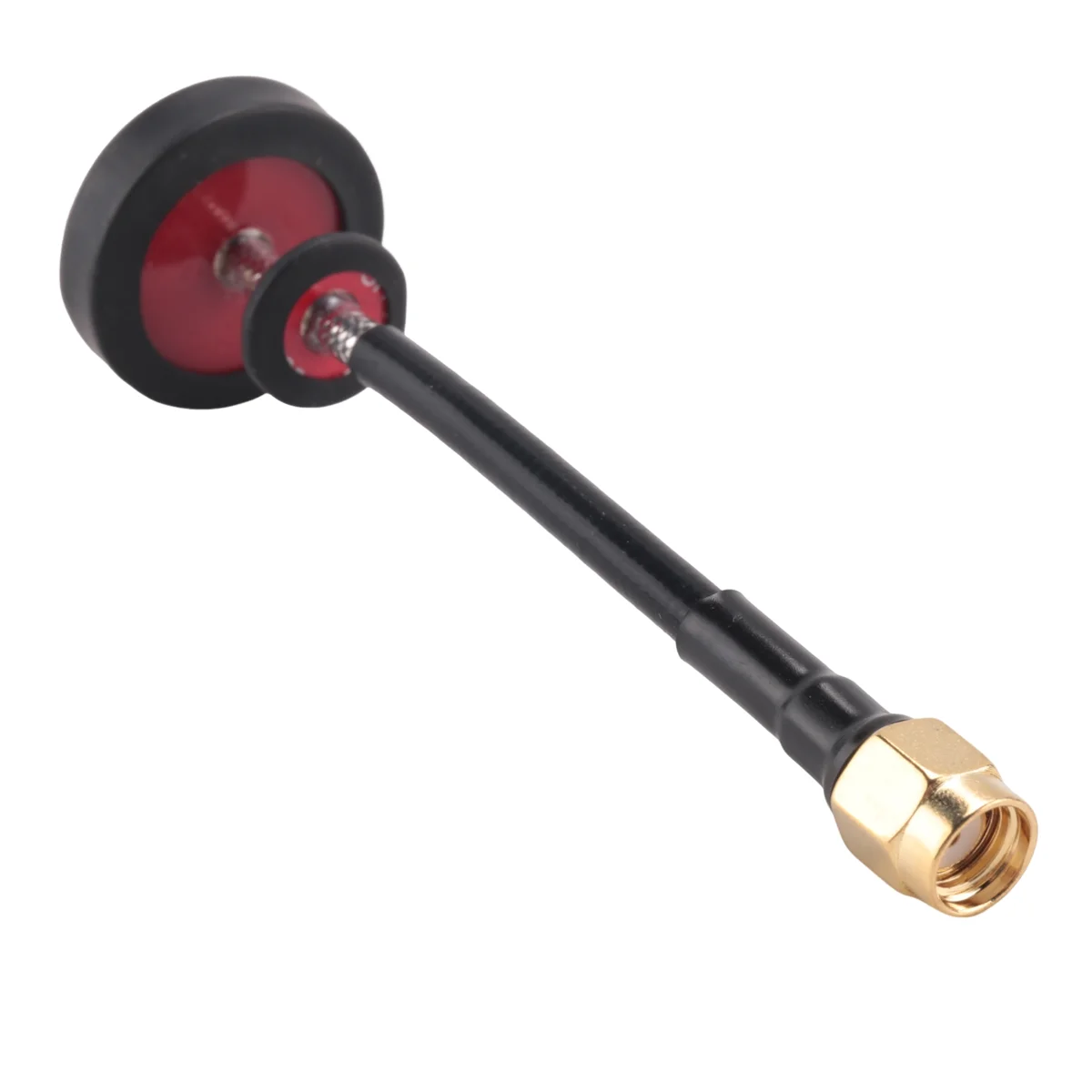 ل معبد 2 5.8 جرام 5DBi 50 واط متعدد الاتجاهات أومني FPV لوحة مسطحة معبد هوائي RHCP SMA/RP-SMA 80 مللي متر (الفتحة السوداء)