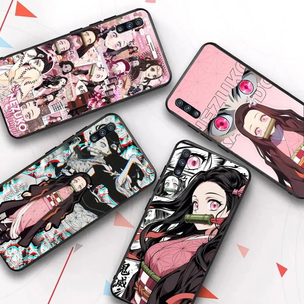 Demon Slayer Kamado Nezuko Cartoon Phone Case For Samsung A 52 53 21 32 13 12 71 31 51 40 72 73 70 22 42 50 30 20 21 Shell