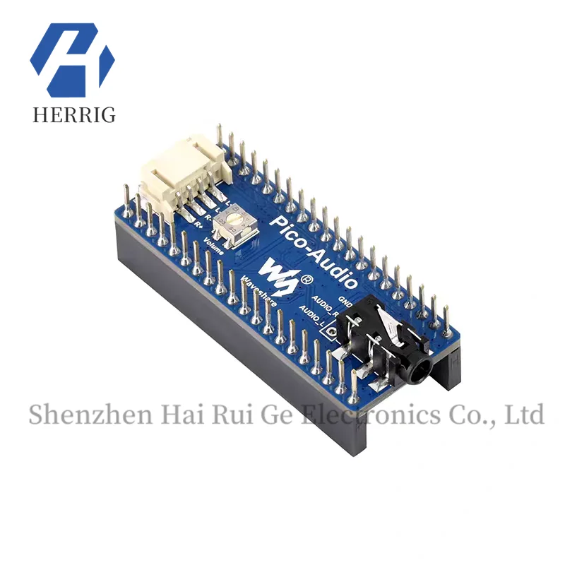 Scheda di espansione audio Micro Snow Raspberry Pi Pico, uscita per cuffie/altoparlanti, interfaccia I2S, stereo/campionamento
