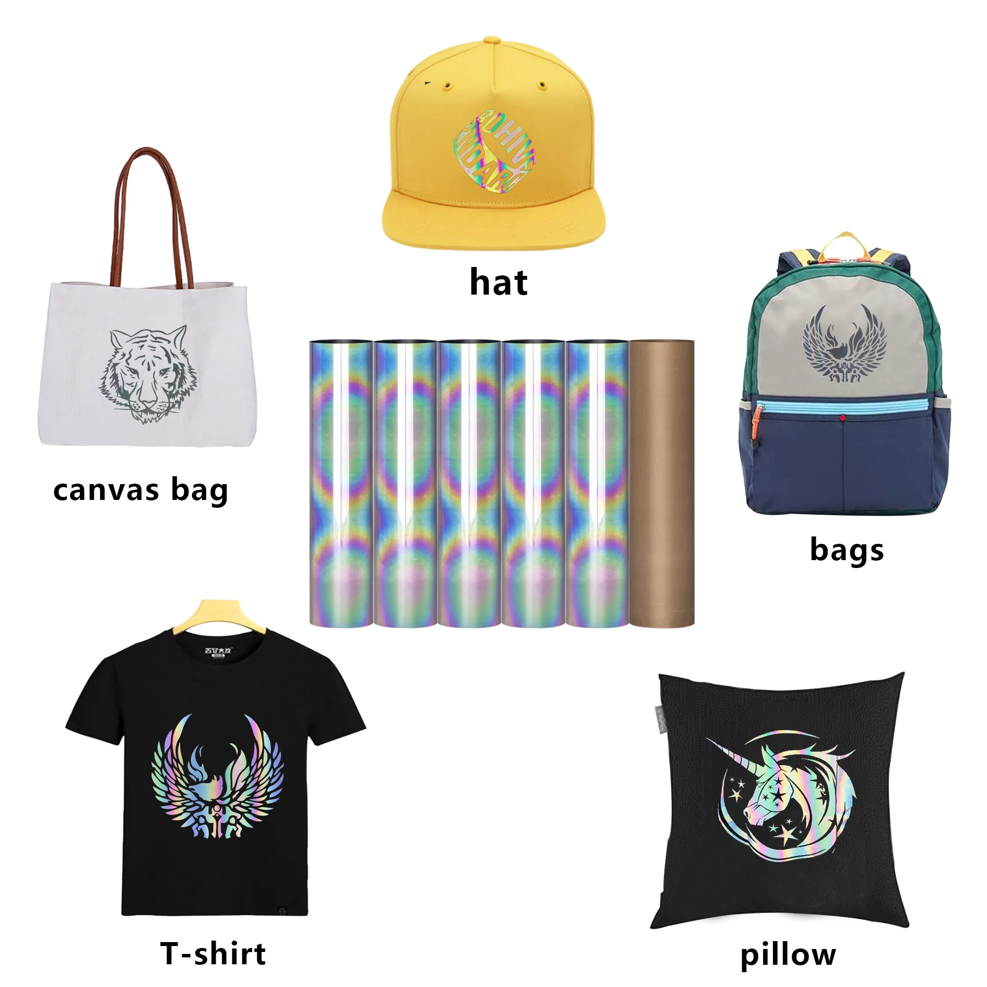 Reflective Heat Transfer Vinyl Sheets,For DIY Clothing T-Shirt Mask Jeans Backpack ,Heat Transfer Sticker，Easy to Cut &Weed - view 6