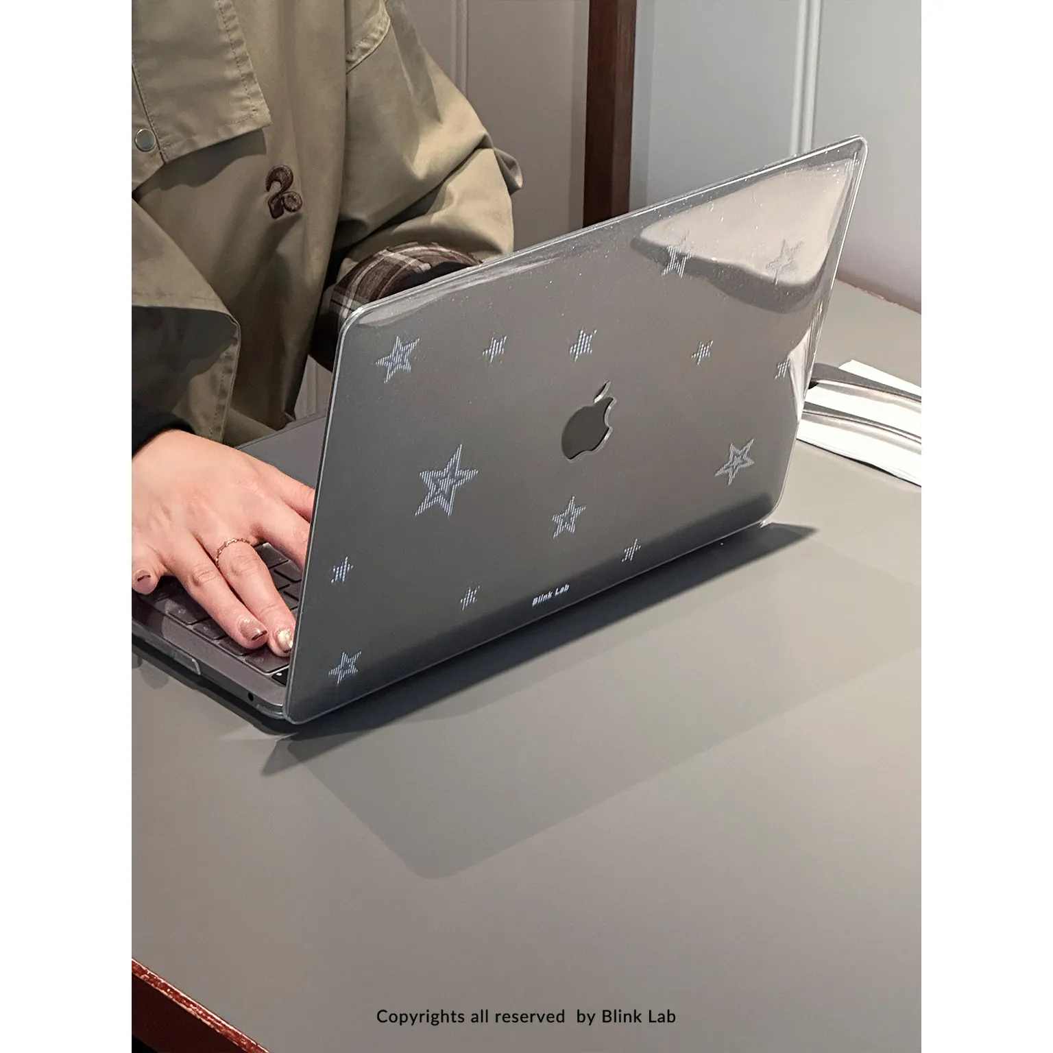 Ins White Particle Star Laptop Case For Macbook Neo 2026 A3404 Air 13 15 M4 M5 A3449 Touch Bar ID Pro 14 Mac 16 inch A3428 Cover