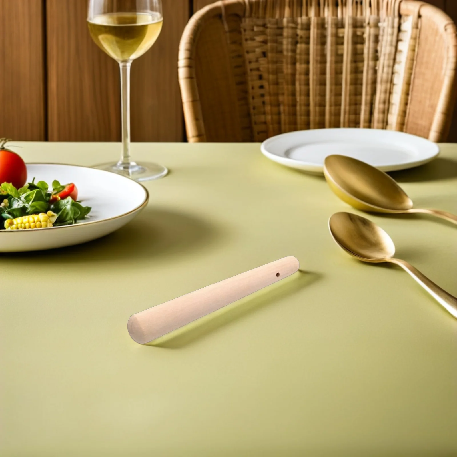 

1Pcs Baby Wooden Food Muddler Long Handle Pestle Natural Wood Grinding Rod for Purees Sauces Pastes Mojito Muddler Cocktail