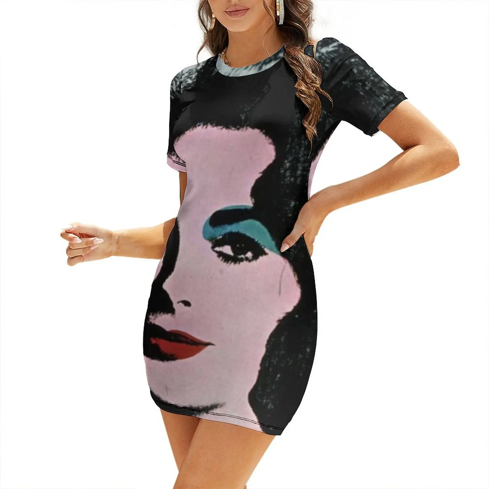 

andy warhol digital painting for sale Short Sleeved Dress Dress for pregnant women Party dresses ladies dresses for women 2024