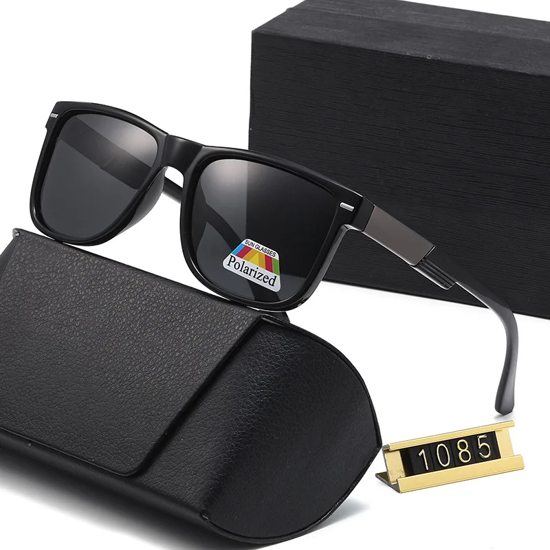 Men's polarized sunglasses, designed for driving and fishing, with high-definition lenses that block UV rays and reduce glare, i