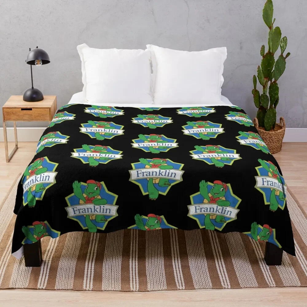 

Franklin The Turtle Throw Blanket Bed cosplay anime Baby Nap Blankets Flannels Blankets For Baby Blankets