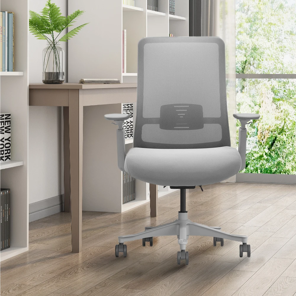 

Сетчатый офисный стул с высокой спинкой, регулируемый подголовник, современный поворотный дизайн, прямые продажи с фабрики в Китае