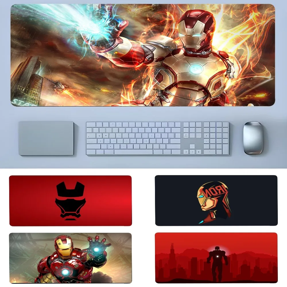 I-Iron Man Hero Mousepad New Arrivals Large Gaming Mousepad L XL XXL Gamer Mouse Pad Size For Keyboards Mat