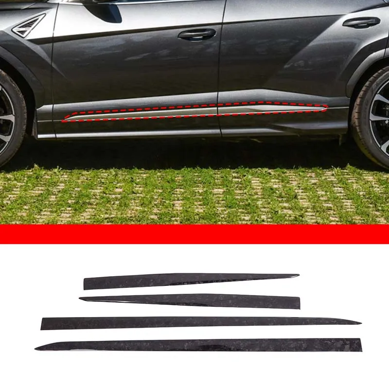 

Auto Exterior Accessories Car Door Trim Strip Body Side Trim Strip Kit Real Carbon Fiber Fit For Lamborghini URUS 2018-2021