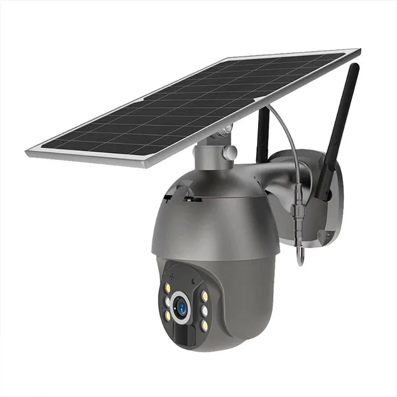 

360 degree panoramic outdoor WIFI camera solar powered mobile phone remote home monitor