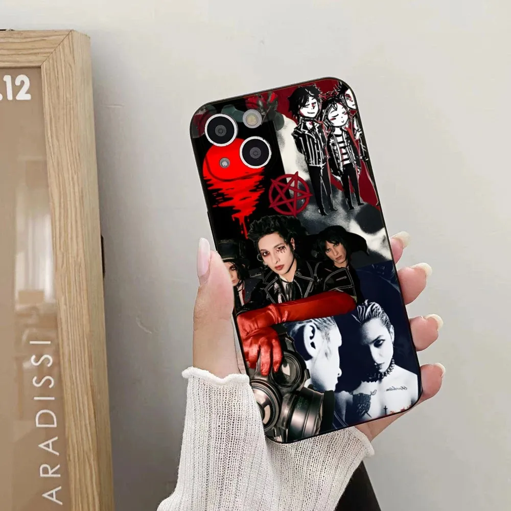 Music P-Palaye Royale Phone Case For iPhone 15,14,13,12,11 Plus,Pro,Max,XR,XS,X,7,8 Plus,SE,Mini Silicone Soft