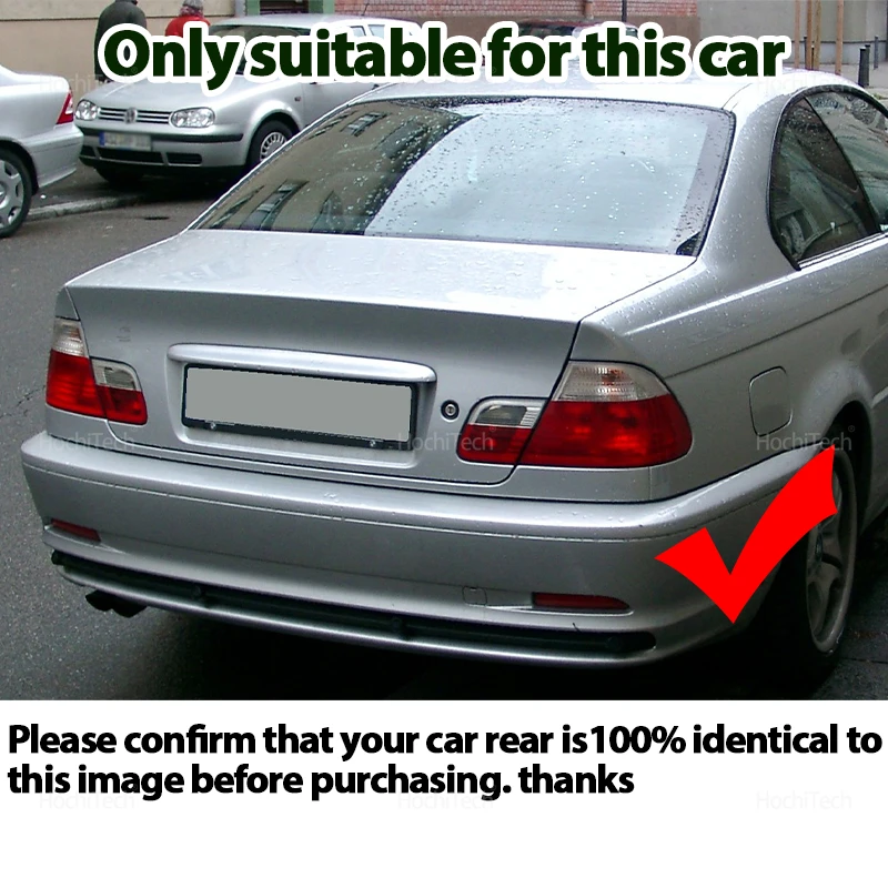 LED Number Plate Light Error Free License Plate Lamp for BMW 3 Series E46 2-Door M3 1998-2003 51137031085