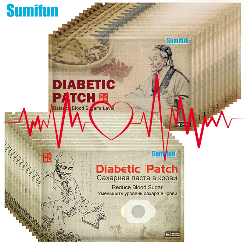 

Sumifun Diabetes Patch Stabilizes Blood Sugar Level Herbal Medicine Cure for Diabetes Sticker Balance Blood Glucose Health Care