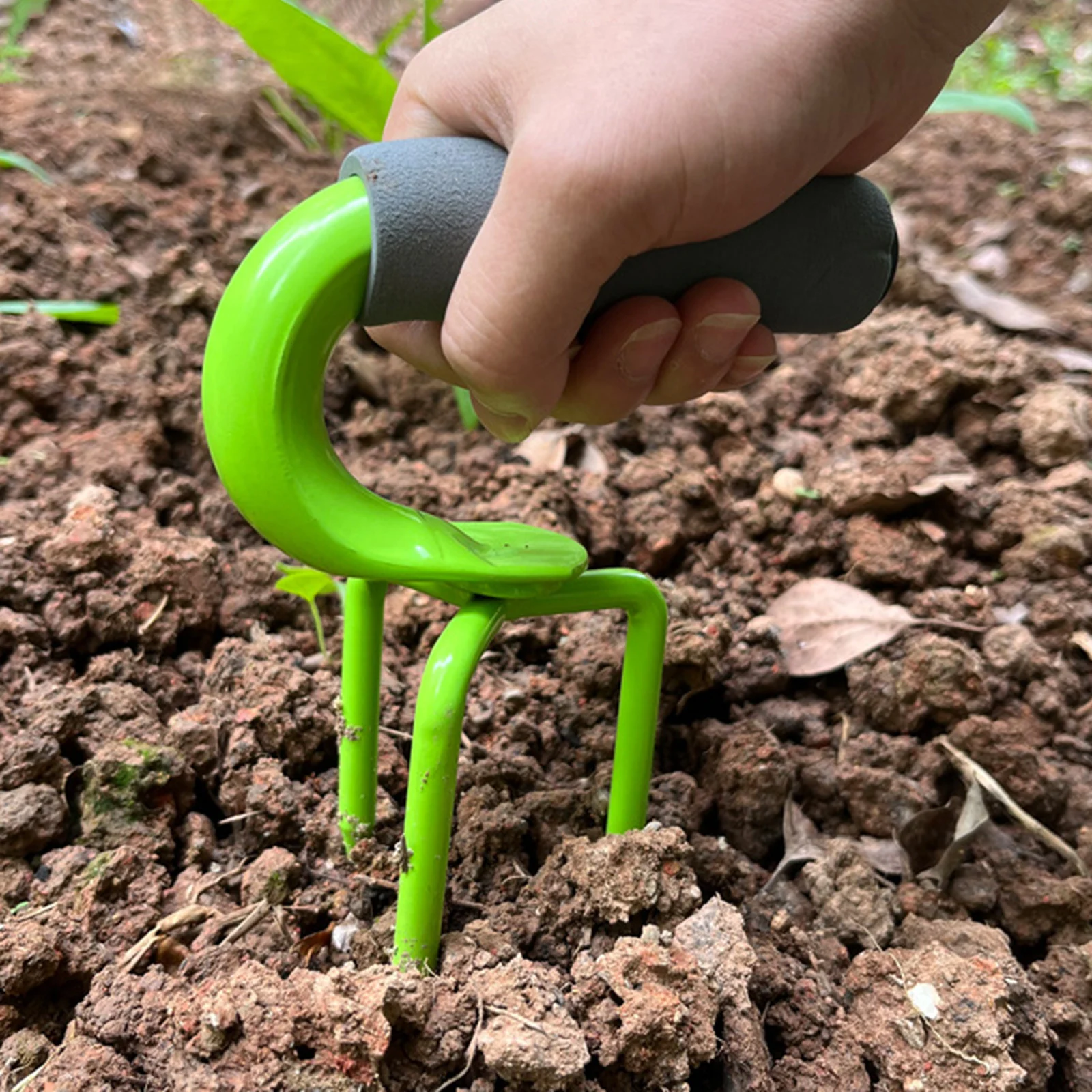 Soil Loosener 3 Claw Hand Tiller Gardening Farms Claw Cultivator Garden Soil Tiller Manual for Potted Agricultural Planting