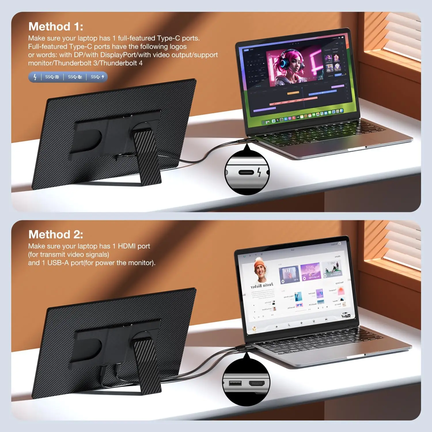 

2026unique Fast Delivery Laptop Screen Extender Portable Gaming Ultra Thin 16Inch 1200P Dual Screen Portable fo