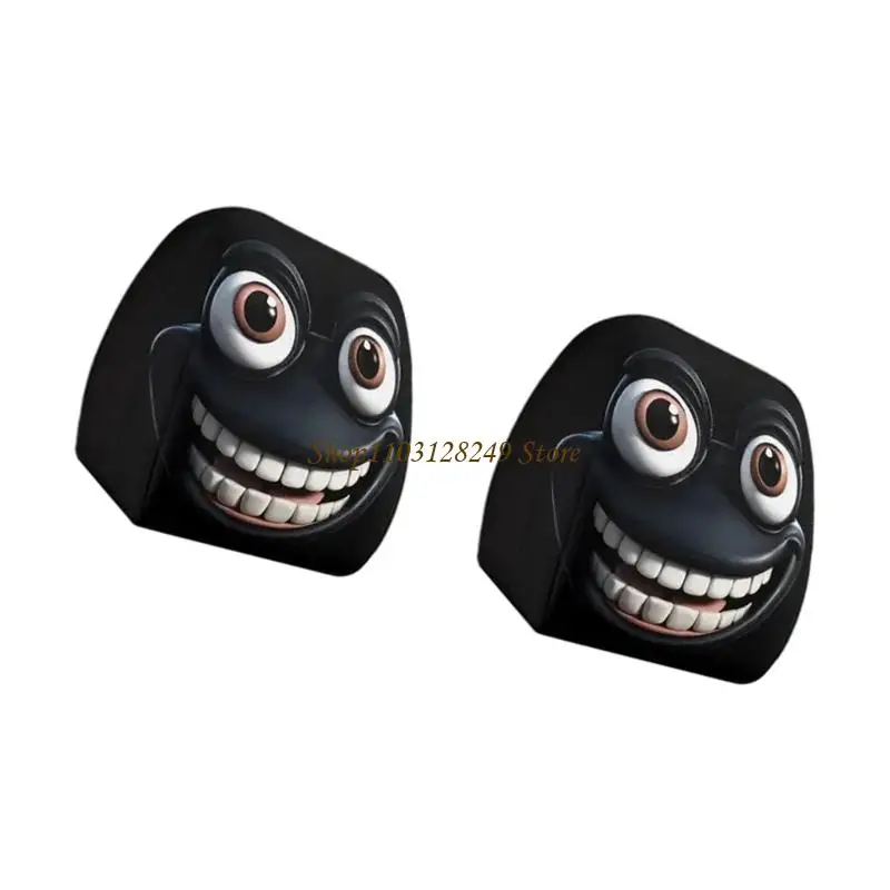 N5KD Novelty Car Headrest Covers Humorous Designs Effortlessly Setups For Drivers