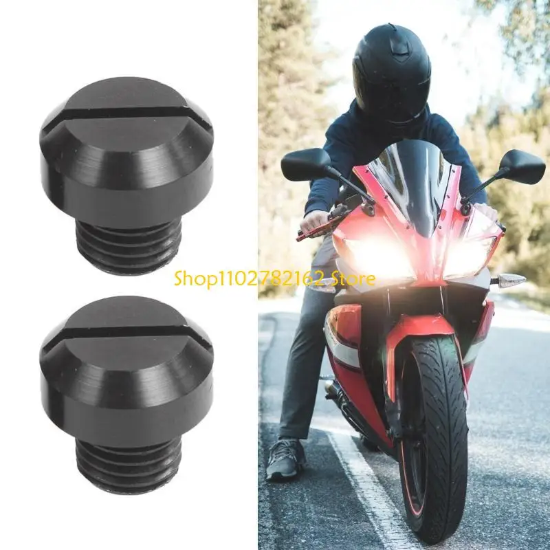 

547B Motorcycle Rear View Reflectors Screws Fasteners 25mm Easy Installation Aluminum