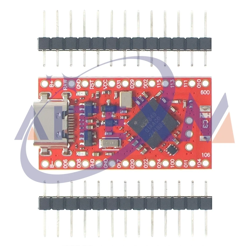 1 PCS NRF52840 Development Board Compatible With Nice! Nano V2.0 Bluetooth Split Keyboard Pro Micro Red Board For Arduino