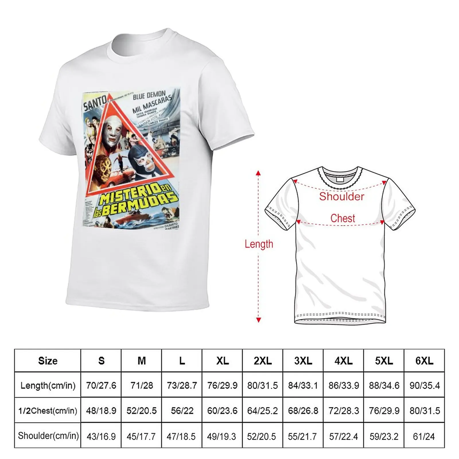 MISTERIO EN LAS BERMUDAS T-Shirt summer tops graphics sublime aesthetic clothes mens workout shirts