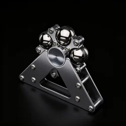Gowinbaby Metal Fidget Spinner, Rolling Ball Track Stress Relief Hand Spinner, Anti-Anxiety Fidget Toy for Adults & Kids