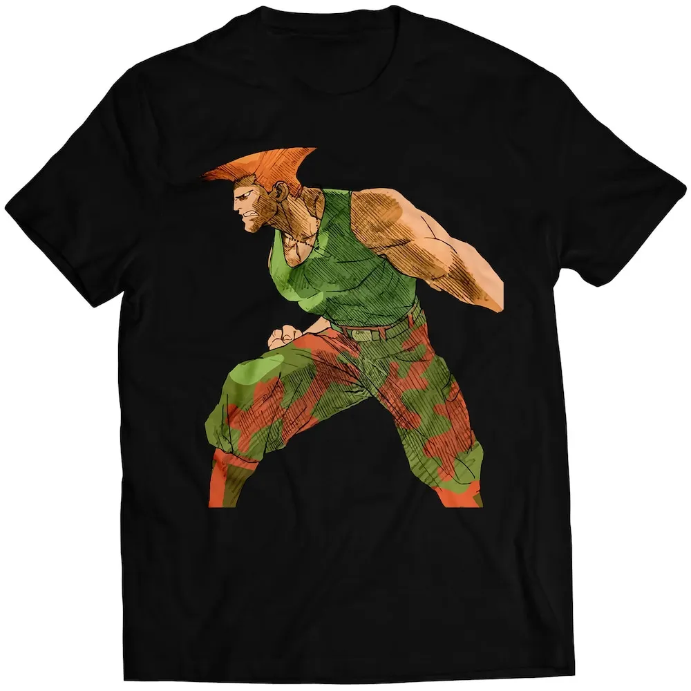 Guile Mvc2 V2 Premium T Shirt Vectorized Design