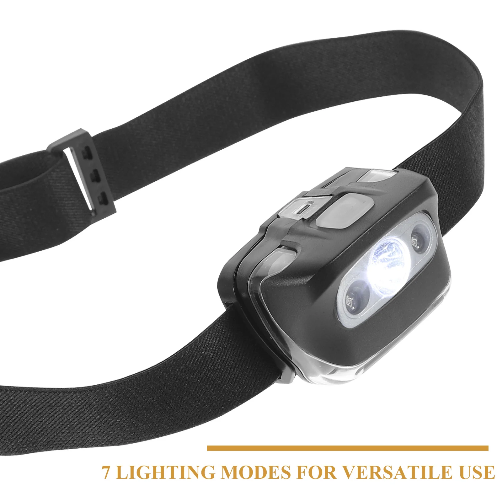 كشافات LED للجري والتخييم والمشي لمسافات طويلة كشافات أمامية خفيفة الوزن وقابلة للتعديل