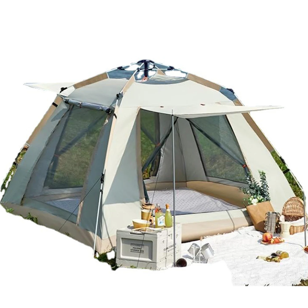 Outdoor Self-driving Travel Camping Tent Automatic Quick-opening Tent  Rainproof Sunshine-proof Tent Fishing Sunshine Shelter