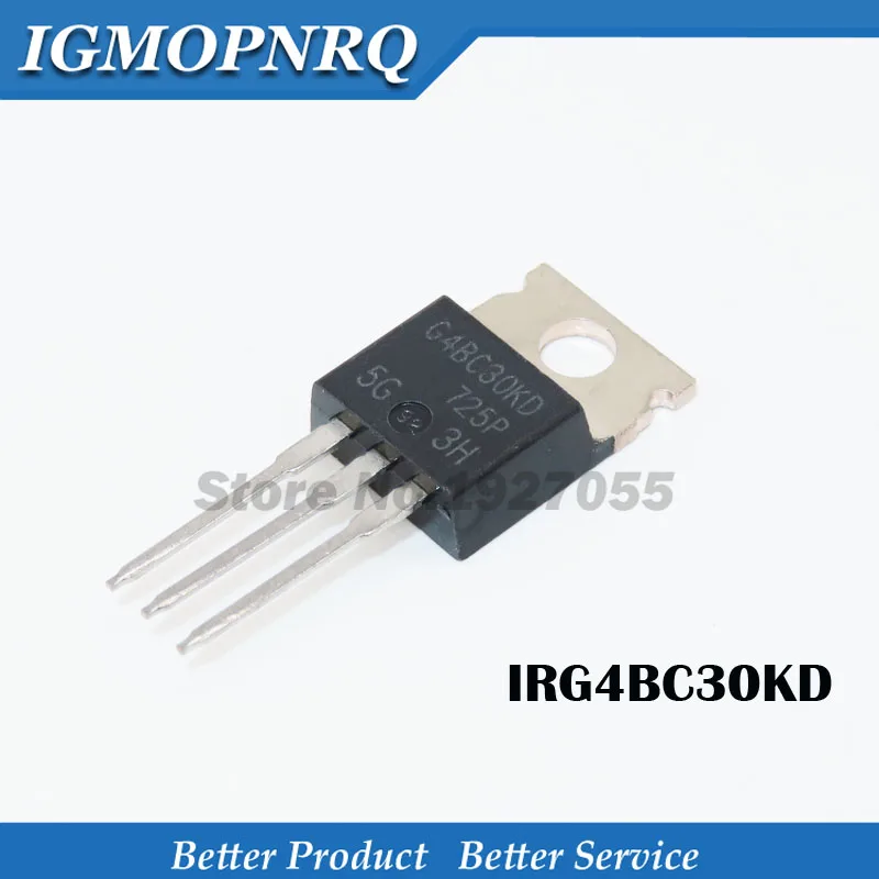 10PCS G4BC30KD IRG4BC30KD TO-220   field effect tube 16 a / 600 v IGBT tubes are of good quality