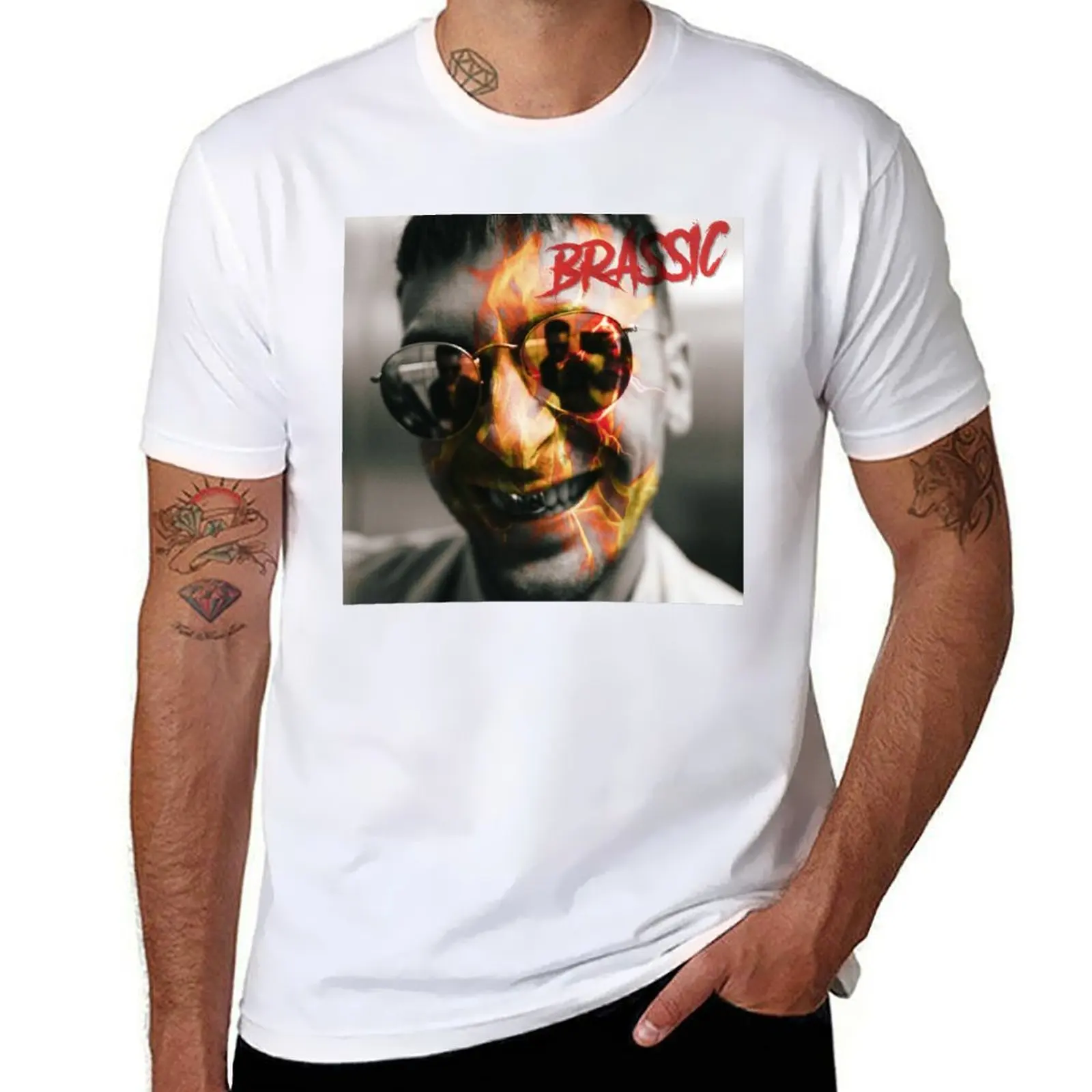 

Brassic Gilgun photo design T-Shirt t shirts for man pack cotton funny t shirts man T-Shirt