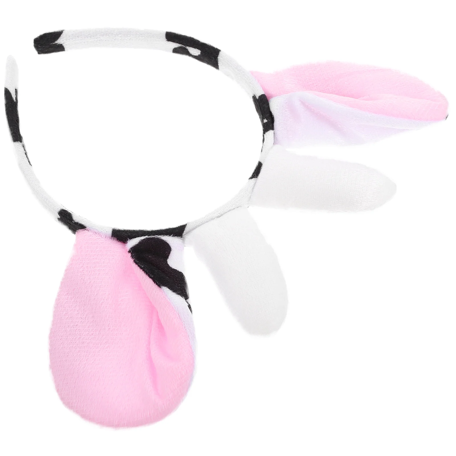 Nakrycie głowy z uszami krowy Zabawna opaska na głowę Dziewczyna Festiwal Kreskówka Drut do włosów dla dziewczynek Opaski na głowę