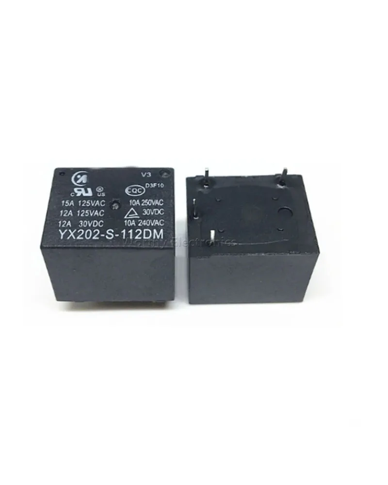 

Free shipping 10pcs/lot YX202-S-112DMF JQC-3FF SRD-S-112DM HJR-3FF-S-H 4PIN Relay