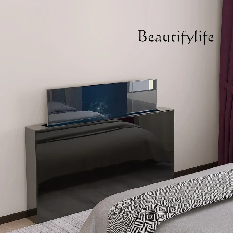 

Modern simple and advanced sense of home push-pull automatic intelligent remote control lifting hidden TV invisible cabinet