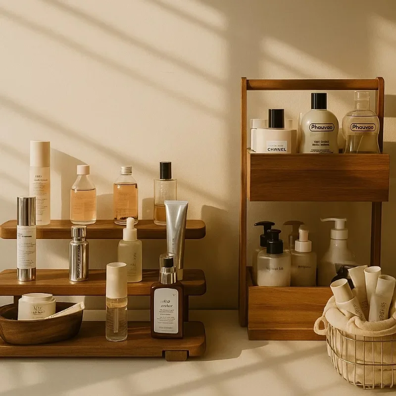 

Desktop Storage Rack Bedroom Dresser Storage Cabinet Cosmetics Storage Box Bathroom Living Room Desk Shelf