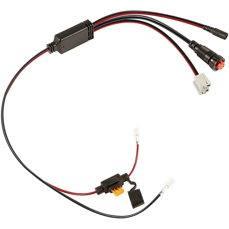 010-12676-35 Stromkabel, wetterbeständig, mit Ladeanschlussstecker und 5 A Sicherungshalter, passend für Garmin ECHOMAP, Panoptix Eisfischen – Detail 12