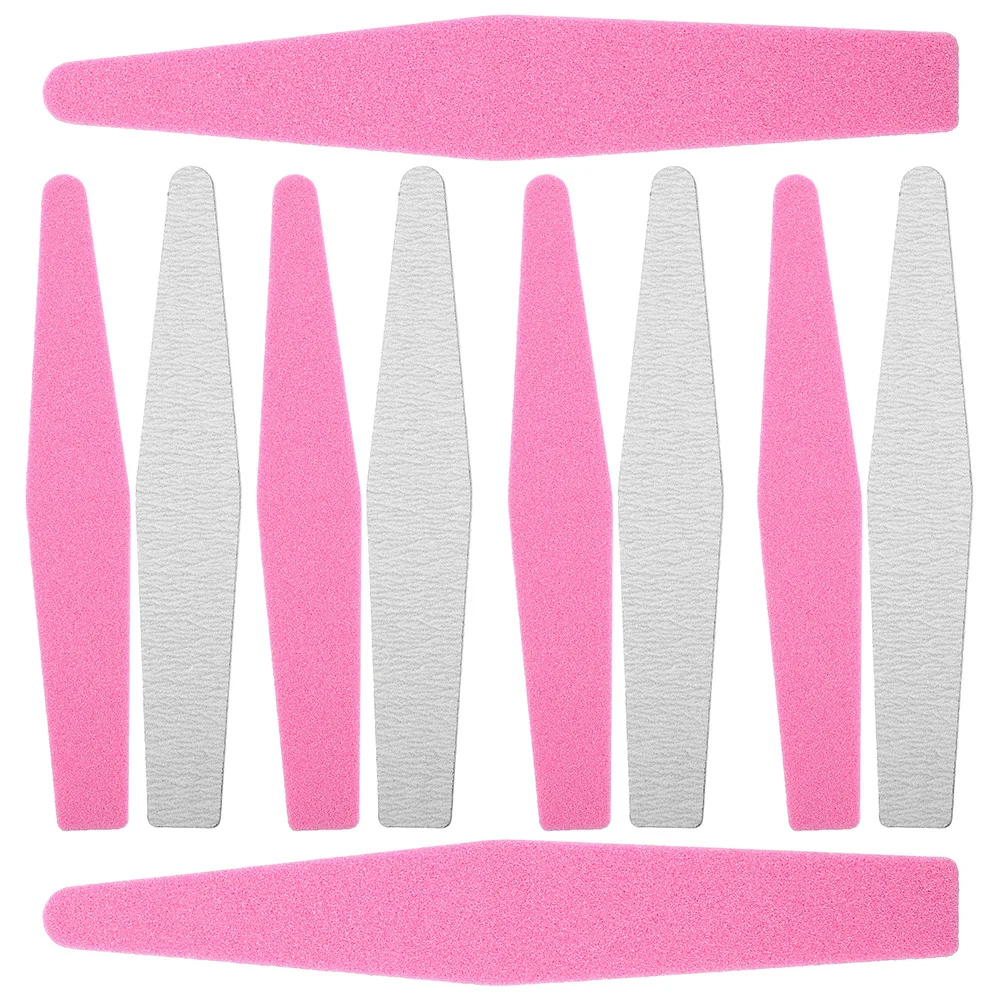 20 Pcs Manicure Tools Buffering Nail Files Toe Pedicure Portable Sponge for Fingernail Natural Nails Travel