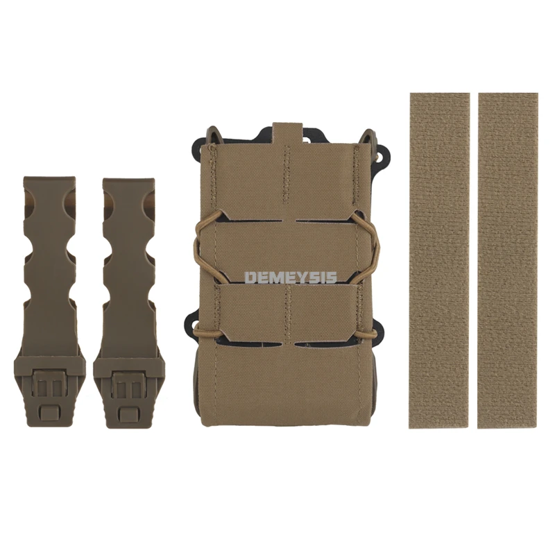 Bolsa táctica doble portarevistas cintura extracción rápida Airsoft - imagen 5