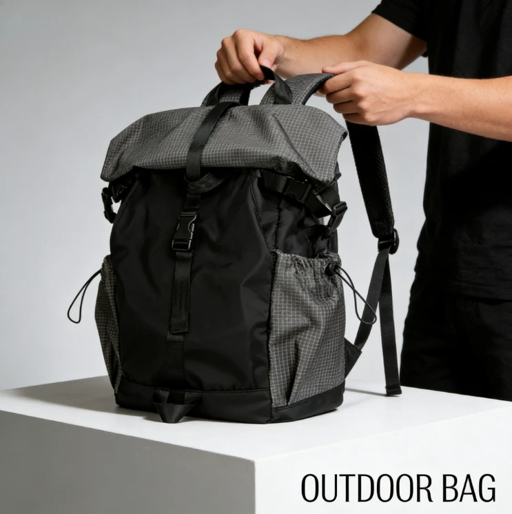 

Новый мужской рюкзак-роллтоп 2026 года: модный, функциональный, для путешествий, повседневного использования, активного отдыха, походов и школы