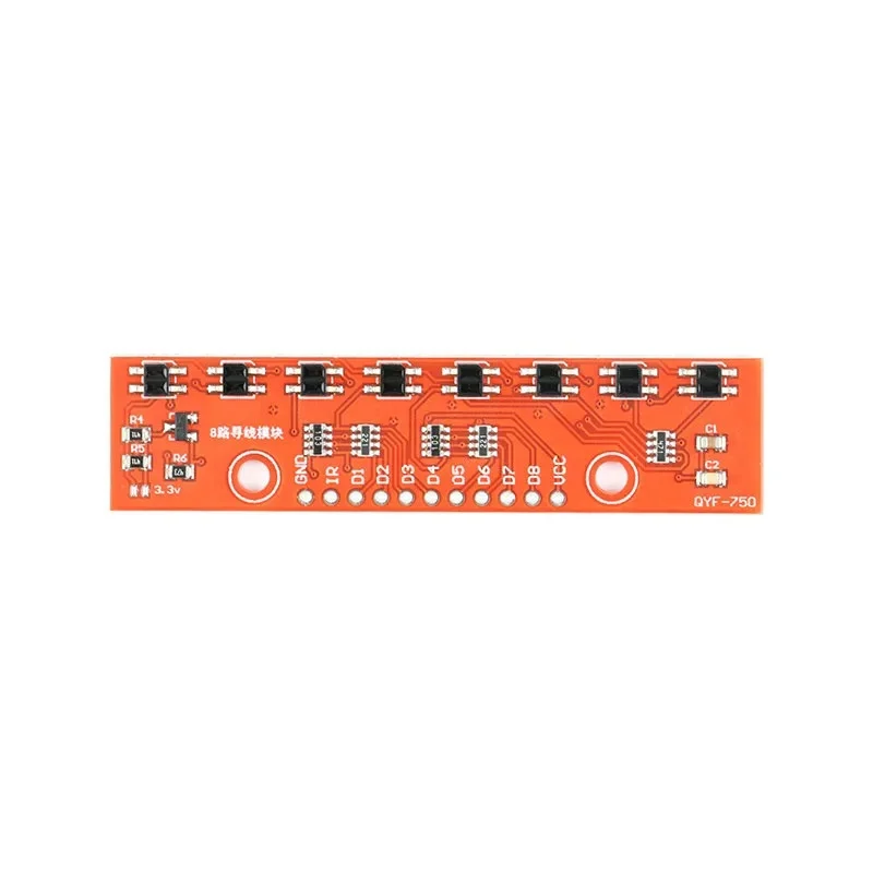 8 Channel IR Tracking Sensor Module 8 CH Infrared Line Track Trace Detect Detection Board DIY Detector for Arduino Smart Car