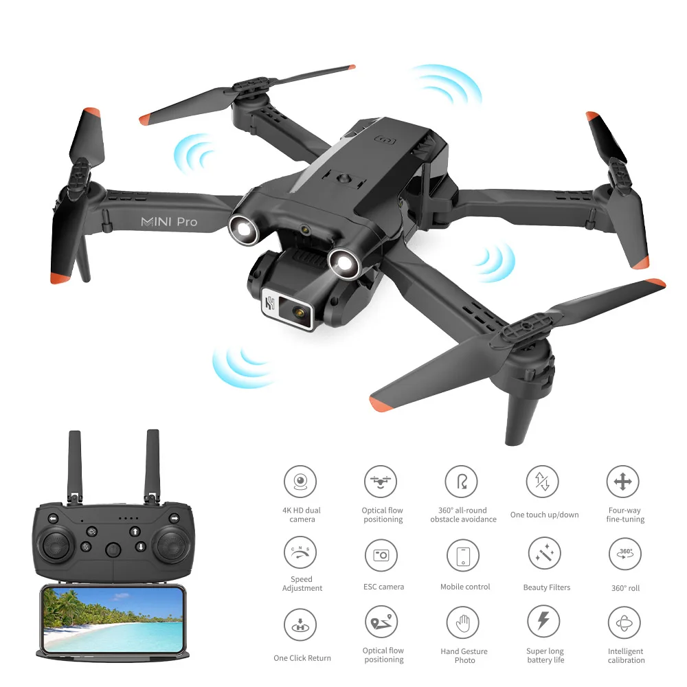 E63 Drone With Dual Cameras Mini Remote Control RC Professional Best-selling Cheap DJI Long-distance Helicopter Drone Boy Gift