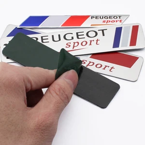 3D -Aluminium -Metallautoaufkleber für Peugeot, Körperstyling, Emblem, Peugeot 306, 308, 408, 108, RCZ, 208, 107, 106, 206, 207, Accessoire -Aufkleber 8 Hauptverkäufe Peugot Emblem 206 - №5