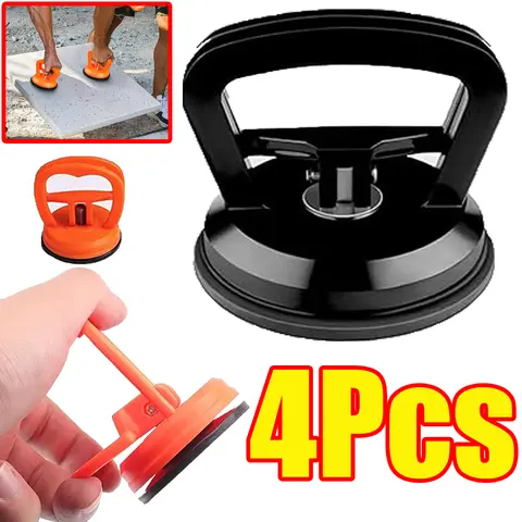 1-4개 자동차 차체 덴트 제거기 흡착 컵 리프터 유리 흡착기 바닥 타일 가구 이동 도구 (자동차 차체 유리 스크린용)