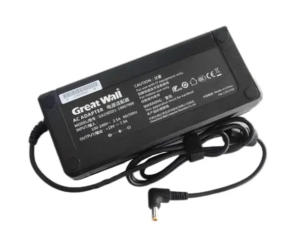 

Power Adapter 19V 7.9A, Barrel 5.5/2.5mm, IEC C14, GA150SD1-19007900