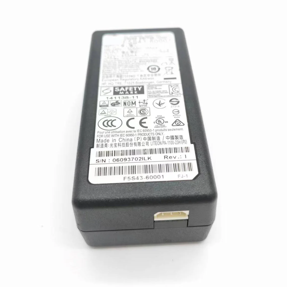 Adaptador de alimentação ca F5S43-60002 se encaixa para hp deskjet tinta vantagem gt 5810 3755 3635 gt 5820 3833 3630 3700 3832 2600 3635 2130 3830