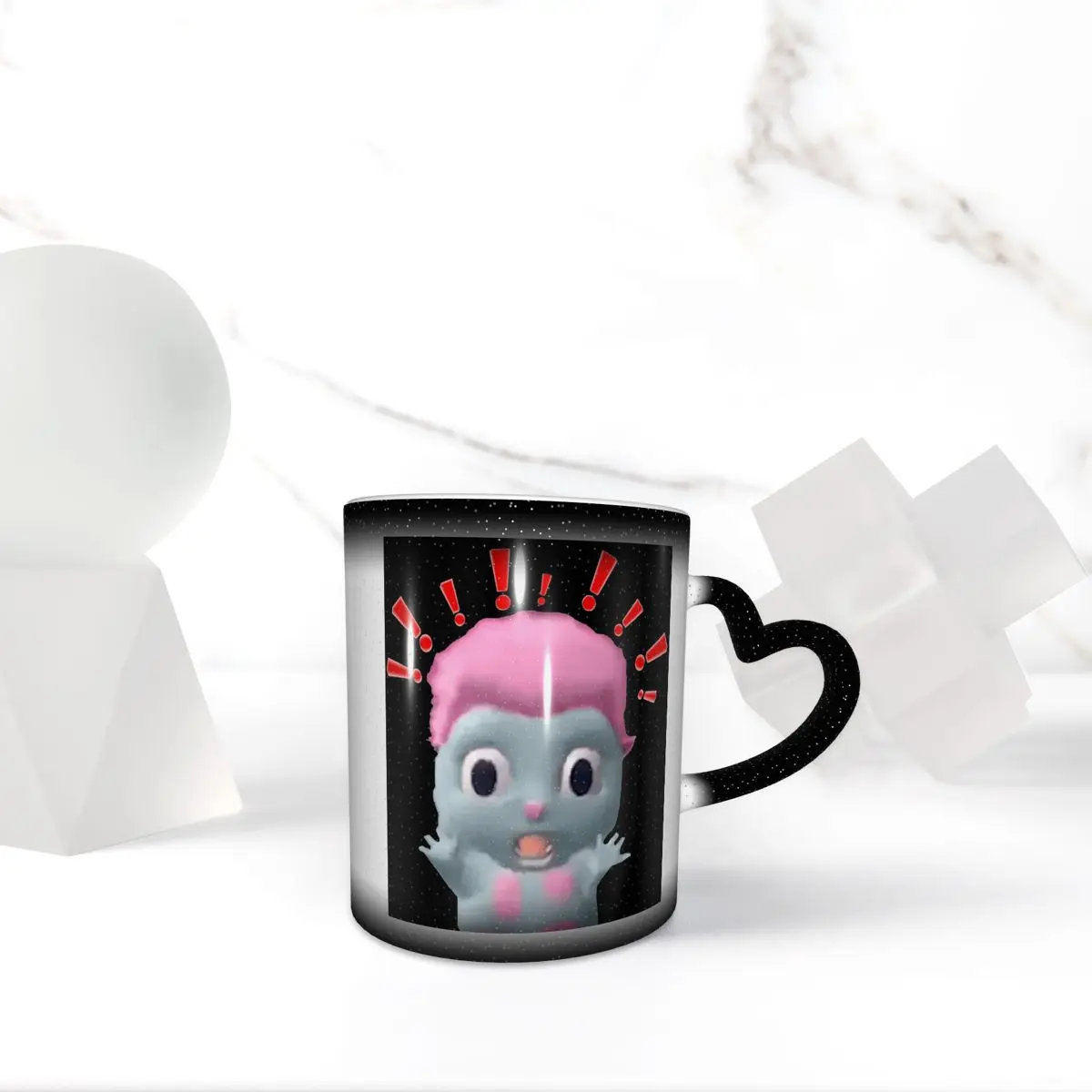 Shocked Bibble Mug Funny Ceramic Coffee Cups Tea Mugs Milk Cup Drinkware Gifts for Friends