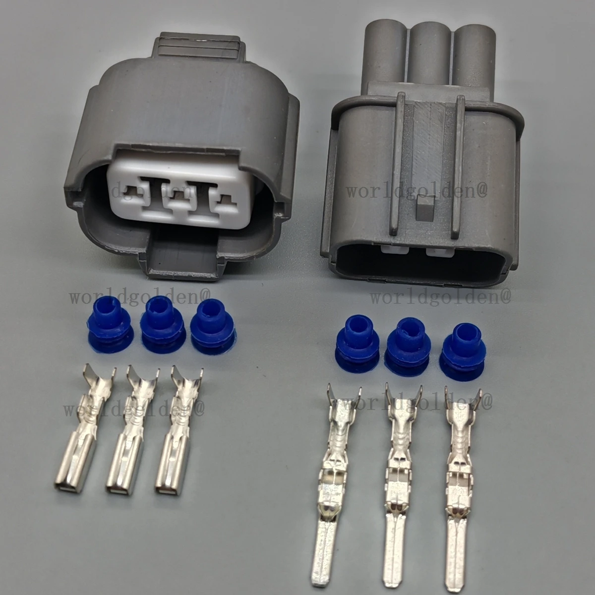 6181-0071 6189-0130 3Pin Car Wiring Connector Plug Set for Universal Cars, used for auto wiring harness repair