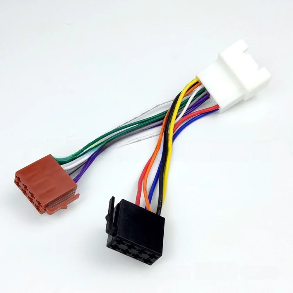 12V Car ISO Stereo Radio Wiring Harness Cable For Mitsubishi Lancer For Outlander CD Player Adapter Stereo Connector