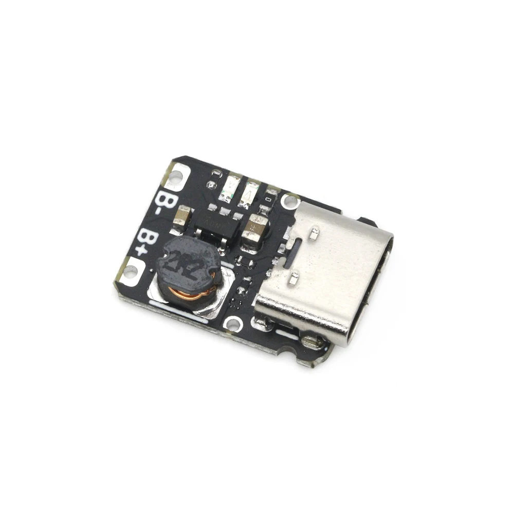 Type-C 5V Charge Discharge Integrated Module 3.7V 4.2V 18650 Lithium Battery Charging Boost Power Board Step-up Charge Module