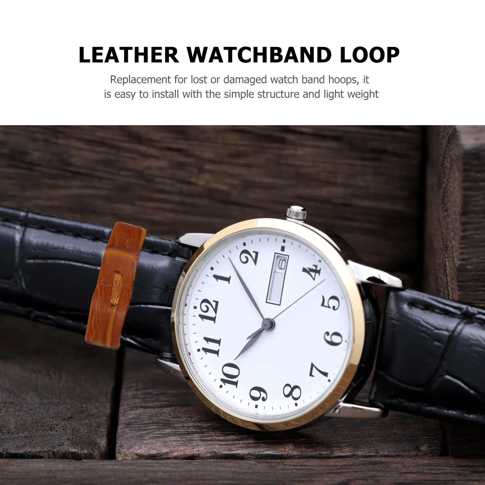 

10Pcs Watch Strap Hoops Premium Soft Surface Long-Lasting Wear Replacement Watchband Ring Modern Style Suitable