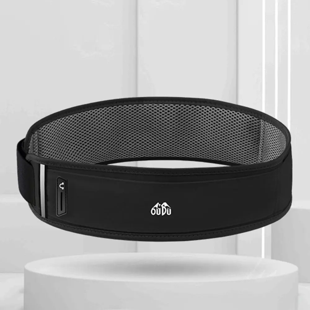 Ultra-Thin Sport Mobile Waist Bag Close Fitting High Elastic Running Waist Bag Storage Large Capacity Sports Phone Bag