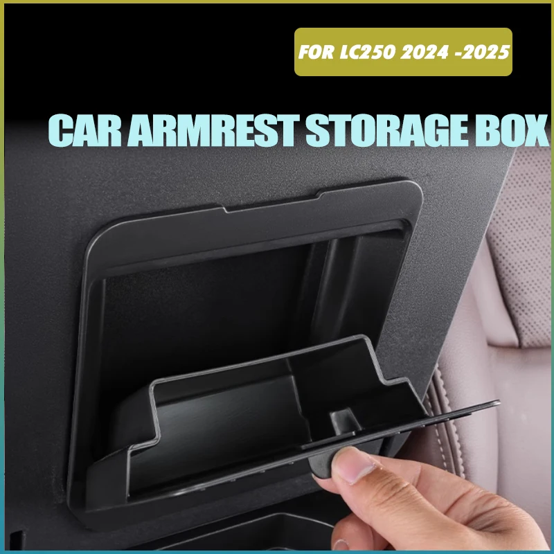 

Автомобильный подлокотник, ящик для хранения, подходит для Toyota Land Cruiser Prado LC250 2024-2025, модифицированный автоматический подлокотник, чехол для хранения конфиденциальности